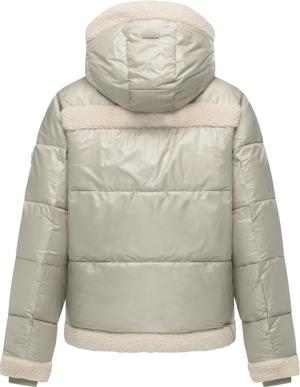 Winterjacke mit Teddy-Kunstfell-Details "Editah Shiny"