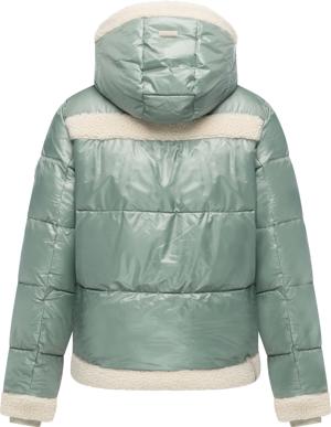 Winterjacke mit Teddy-Kunstfell-Details "Editah Shiny"