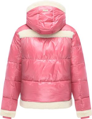 Winterjacke mit Teddy-Kunstfell-Details "Editah Shiny"