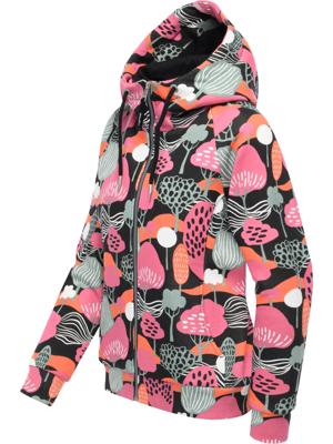 gemusterte Sweatjacke "Fllawia Print"