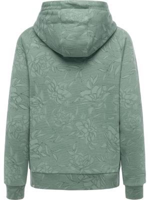 gemusterte Sweatjacke "Fllawia Print"