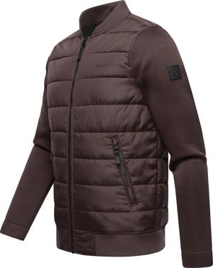 Leichte Steppjacke mit Rippstrick-Ärmeln "Hallmar"