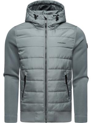 Leichte Steppjacke mit Ripp-Ärmeln und Kapuze "Hallmar Hood"