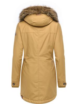 Leicht gefütterte Winterjacke mit Kunstfellkargen und Kapuze "Jane YOUMODO"
