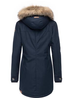 Leicht gefütterte Winterjacke mit Kunstfellkargen und Kapuze "Jane YOUMODO"