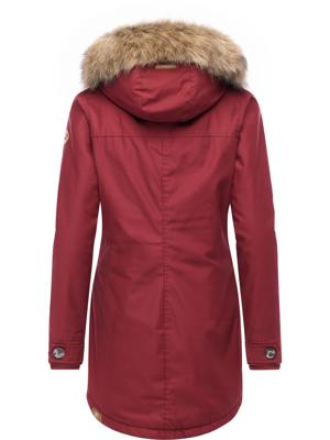 Leicht gefütterte Winterjacke mit Kunstfellkargen und Kapuze "Jane YOUMODO"