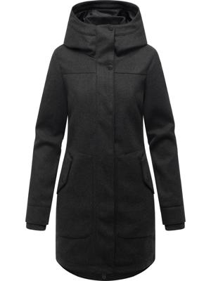 Mantel in Woll-Optik mit Kapuze "Janesha Coat"