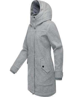 Mantel in Woll-Optik mit Kapuze "Janesha Coat"