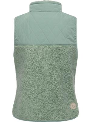 Materialmix-Weste mit kuscheligem Teddy-Fleece "Junkin Bonded"