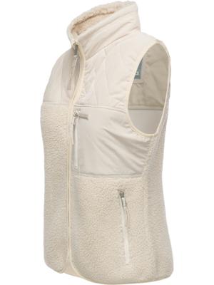 Materialmix-Weste mit kuscheligem Teddy-Fleece "Junkin Bonded"