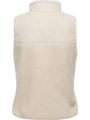 Materialmix-Weste mit kuscheligem Teddy-Fleece "Junkin Bonded"