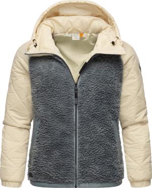 Materialmix-Jacke mit Kapuze "Leeloo"