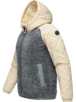 Materialmix-Jacke mit Kapuze "Leeloo"