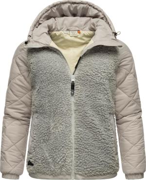 Materialmix-Jacke mit Kapuze "Leeloo"