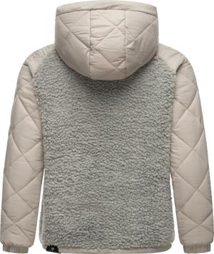 Materialmix-Jacke mit Kapuze "Leeloo"