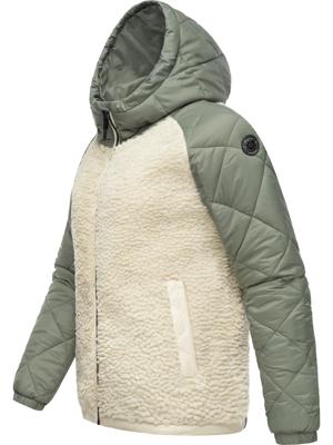 Materialmix-Jacke mit Kapuze "Leeloo"