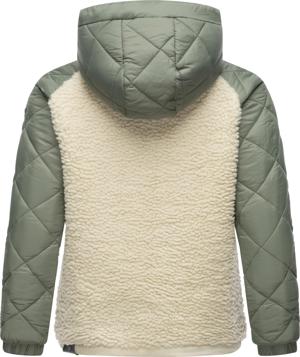 Materialmix-Jacke mit Kapuze "Leeloo"