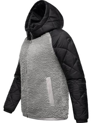 Materialmix-Jacke mit Kapuze "Leeloo"