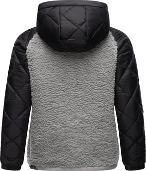 Materialmix-Jacke mit Kapuze "Leeloo"