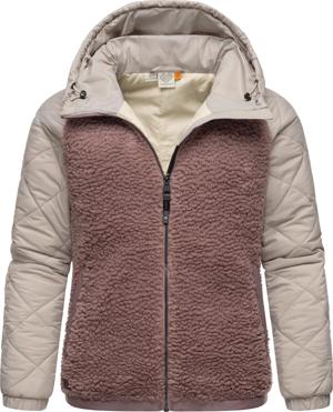 Materialmix-Jacke mit Kapuze "Leeloo"