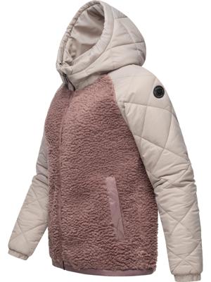 Materialmix-Jacke mit Kapuze "Leeloo"