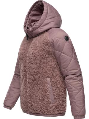 Materialmix-Jacke mit Kapuze "Leeloo"