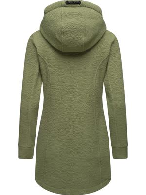 Weicher Fleecemantel mit Kapuze "Letti Teddy-Fleece"