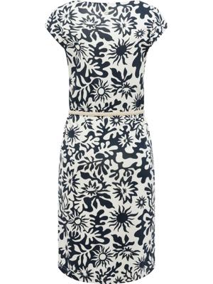 Kurzarm Midikleid mit Taillengürtel "Lilithe"