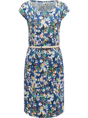 Kurzarm Midikleid mit Taillengürtel "Lilithe"