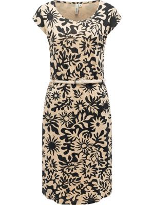 Kurzarm Midikleid mit Taillengürtel "Lilithe"