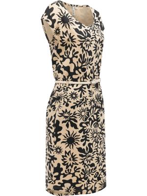 Kurzarm Midikleid mit Taillengürtel "Lilithe"