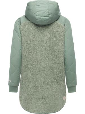 Lange Plüschjacke mit Kapuze "Longeddy"