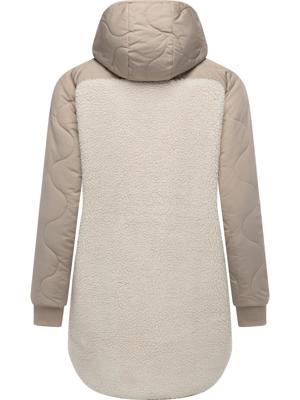 Lange Plüschjacke mit Kapuze "Longeddy"