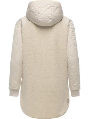 Lange Plüschjacke mit Kapuze "Longeddy"