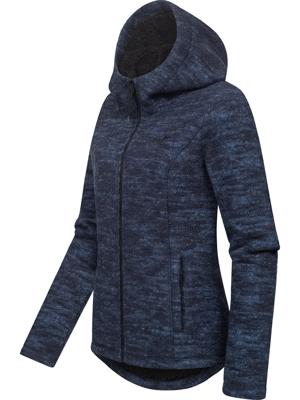 Teddyfell gefütterte Strickjacke "Lyshka Melange"