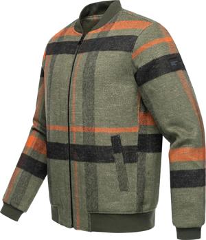 Übergangsjacke in Woll-Optik "Merrbo Check"
