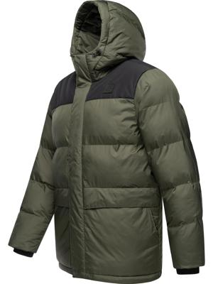 Warme Winter Steppjacke mit Kapuze "Mikkesh"