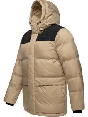 Warme Winter Steppjacke mit Kapuze "Mikkesh"