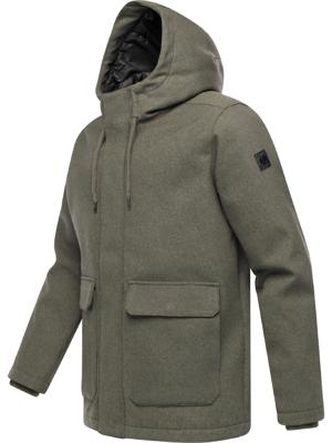 Winterjacke mit Wollfilzhaptik "Mr Them Felt"
