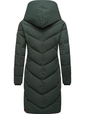 Langer Winter Steppmantel mit Kapuze "Natalka"