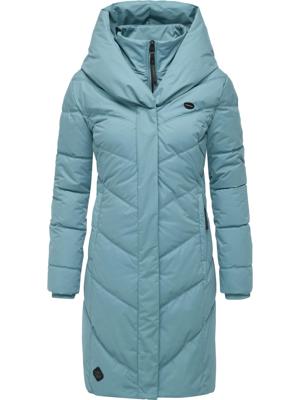 Langer Winter Steppmantel mit Kapuze "Natalka"