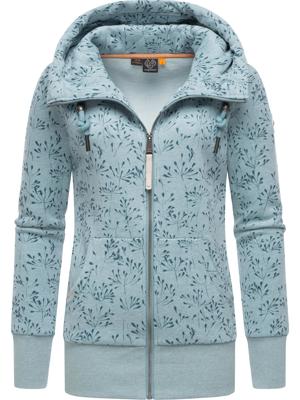 Gemusterte Sweatjacke "Neska Flowery Zip"