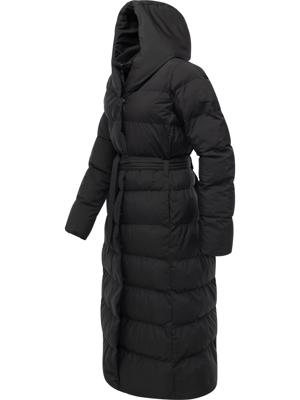 Langer wasserdichter Wintermantel mit Bindegürtel "Niani Long"
