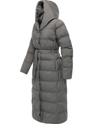 Langer wasserdichter Wintermantel mit Bindegürtel "Niani Long"
