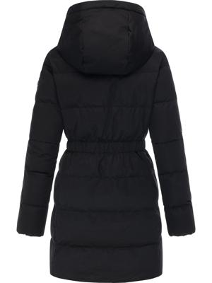 Warmer Winter Steppmantel mit hohem Kragen und Kapuze Niani YOUMODO