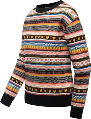Gemusterter Strickpullover "Nordeena"