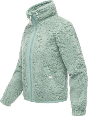 Weiche Plüschjacke mit verstellbarem Kragen "Nordicka II"