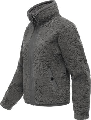 Weiche Plüschjacke mit verstellbarem Kragen "Nordicka II"