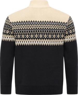 Norweger Strickpullover mit Zipper Norwaian