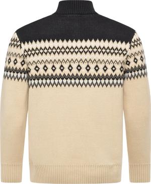 Norweger Strickpullover mit Zipper Norwaian